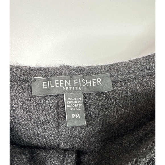 Eileen Fisher Petite Wool Semi Formal Pants - Picture 5 of 10
